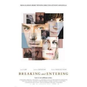  BREAKING AND ENTERING ORIGINAL MOVIE POSTER