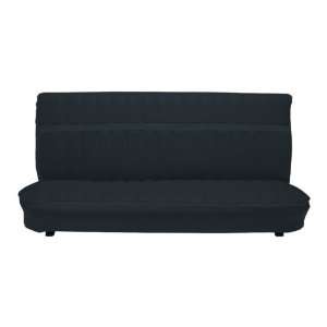 Acme U1002 2295 Front Black Vinyl Bench Seat Upholstery with Pleated 