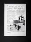 Tuthill Spring Co Hy Way Highway Road Guard Rail 1944 print Ad 