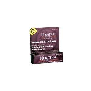  Novitra Cold Sore Relief Cream, 0.25 oz 