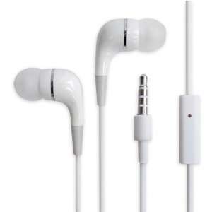  4ft iPod / iPhone Earphones with Microphone   Glossy White 