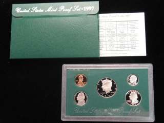 1997 S UNITED STATES PROOF COIN SET  