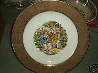 Wood & Sons Ralph Moses Enoch Apline White Signed Plate  