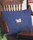 country sheep pillow pattern knit or crochet 