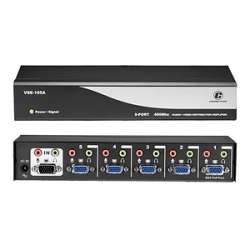 Connectpro VSE 105A, 5 port 400MHz Video/Audio Splitter   