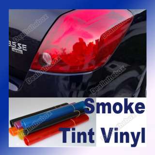 12 x 24 Auto Car Smoke Fog Light HeadLight Taillight Tint Vinyl Film 