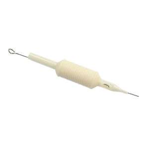 NEW 50 DISPOSABLE TATTOO NEEDLES AND TUBE GRIP TIP US  