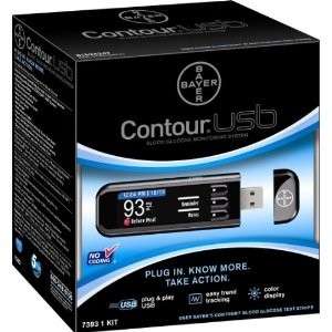 Bayer 7393 Contour Usb Blood Glucose Monitoring System  
