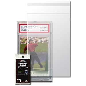  BCW Graded Card Sleeves Bags Resealable   3 3/4 x 5 1/2 