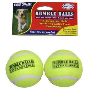  Vo Toys Extra Strength Rumble Tennis Ball   2.5   2 Pack 
