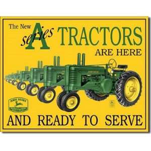  John Deere Series A Tractors Are Here Retro Vintage Tin 