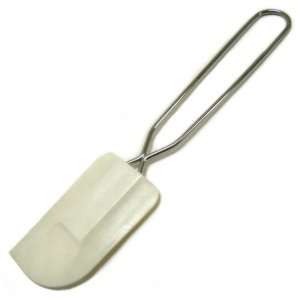  Rubber Mixing Spatula with Stainless Steel Handle   10 