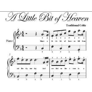  A Little Bit of Heaven Easy Piano Sheet Music Traditional 