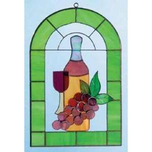    Gallery Art Red Wine And Grapes 3 D Windows