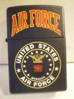 United States AIR FORCE ZIPPO LIGHTER New w/ Seal USAF  