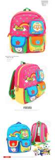 Nwt PORORO 3 Pocket Backpack Zipper Bag for Kids & Toddler Baby Blue 