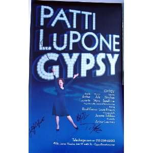 Patti Lupone Gypsy Cast Autographed Signed Poster