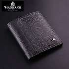   Genuine Cow Leather Mens Bifold Check Card Long Wallet no.4232  