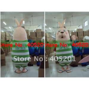 green and skin color pig mascot costumes Toys & Games