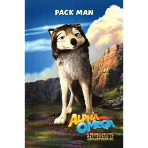 Alpha and Omega Pack Man Movie Poster Double Sided 