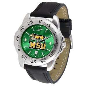 Wright State University Raiders Sport Leather Band Anochrome   Mens 