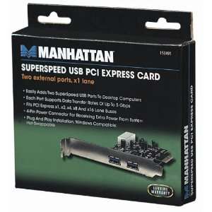   SUPERSPEED USB 3.0 PCI5GBPS 1LANE WIN 32/64B