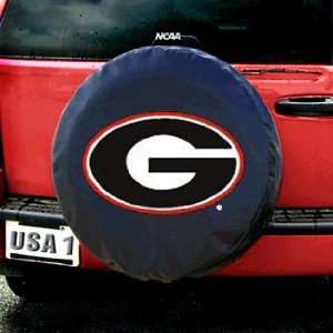 Georgia Bulldogs NCAA Spare Tire Cover (Black) Automotive