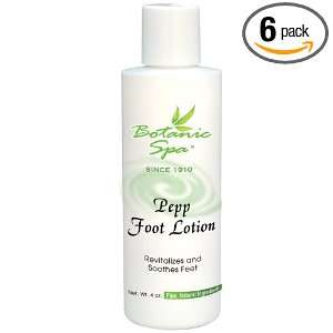  Botanic Choice Peppermint Foot Lotion (Pack of 6) Health 