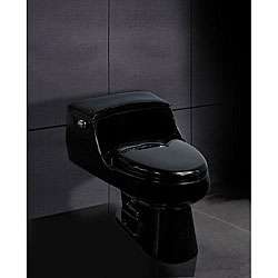 Ariel Onyx 1 piece Contemporary Black Toilet  