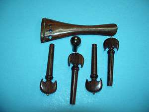 Old Violin Shop Part Baroque Rosewood Pegs End pin Tail Piece  