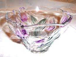   CRYSTAL SPRING DEBUT TULIP BOWL 6, MADE IN GERMANY, NEW IN THE BOX