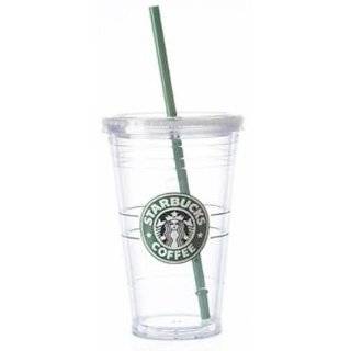 Starbucks 16 Ounce Clear Acrylic Insulated Tumbler (Grande To Go Cup)