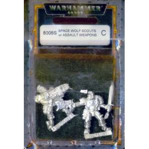 Warhammer 40k Space Wolf Scouts with Assualt Weapon 