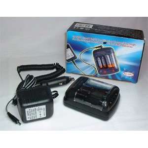   AAA/AA battery charger (NC 10FC) for use in Car or House Electronics