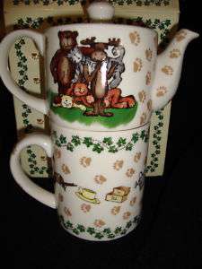 PAUL CARDEW~BOYDS BEARS 25TH ANNIV~TEAPOT FOR ONE~NEW  