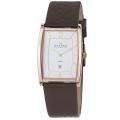 Skagen Mens Textured Brown leather Band Watch Compare $ 