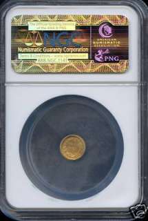 Authentic California fractional gold. Certified and attributed by NGC 