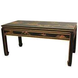 Black Wood Lacquered Coffee Table (China)  