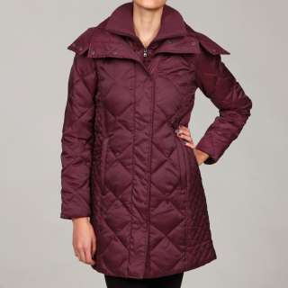 Kenneth Cole Reation Womens Quilted 3/4 length Down Coat FINAL SALE 