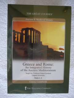   Great Course DVDs  GREECE ROME INTERGRATED HISTORY brand new  