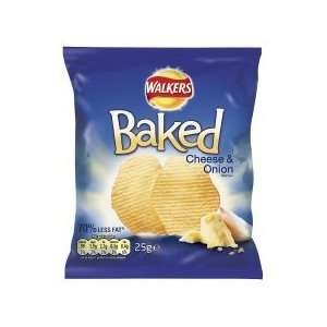 Walkers Baked Cheese Onion 37.5G x 4  Grocery & Gourmet 