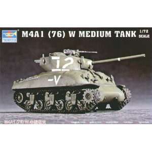  M 4A1 76 W Sherman Tank US Army Markings 1/72 Trumpeter 