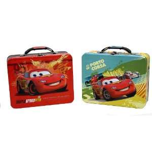  Disney Pixar CARS 2 TIN LUNCH BOX Carry All Toys & Games