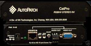 AMX/AutoPatch FG1010 48 CatPro RGBHV + Stereo RX Module  