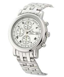 Lucien Piccard Mens Chronograph White Dial Watch  