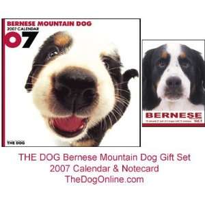  THE DOG Bernese Mountain Dog Gift Set   2007 Calendar 