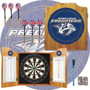  Nashville Predators Complete Dart Cabinet Sports 