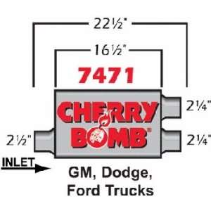  Cherry Bomb 7471 Pro Muffler Automotive