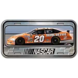  T STEWART  DOMED METAL LICENSE PLATE Sports 