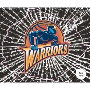   State Warriors Shattered Auto Decal (12 x 10  inch)